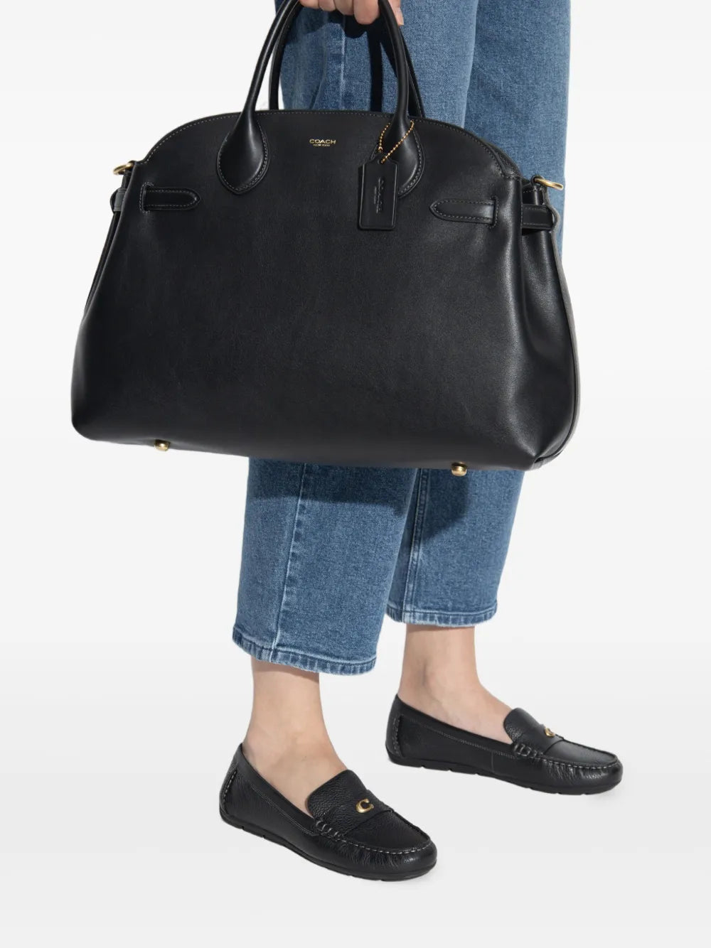 Bolsa tote Empire de couro