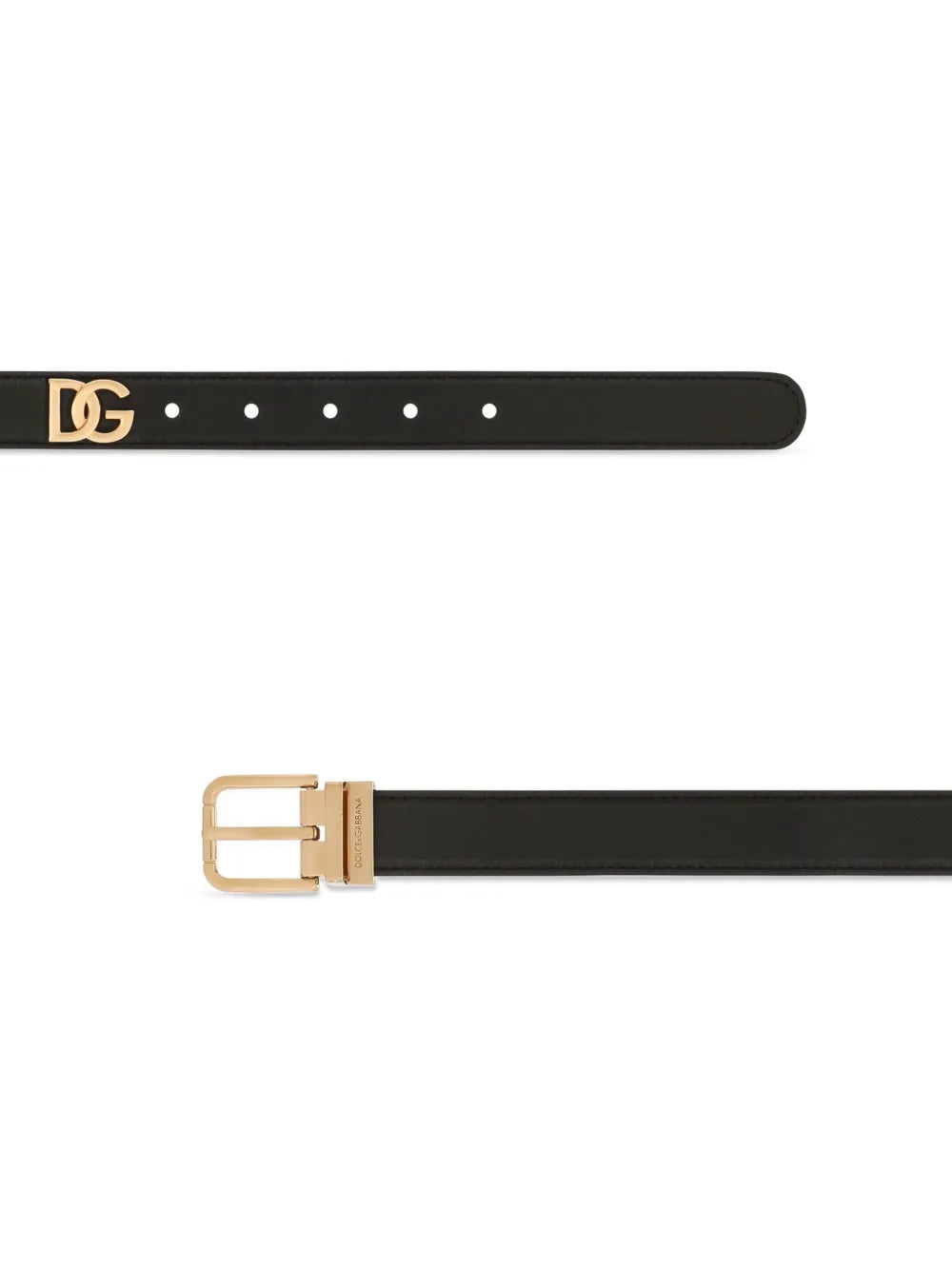 Dolce & Gabbana Cinto com placa de logo