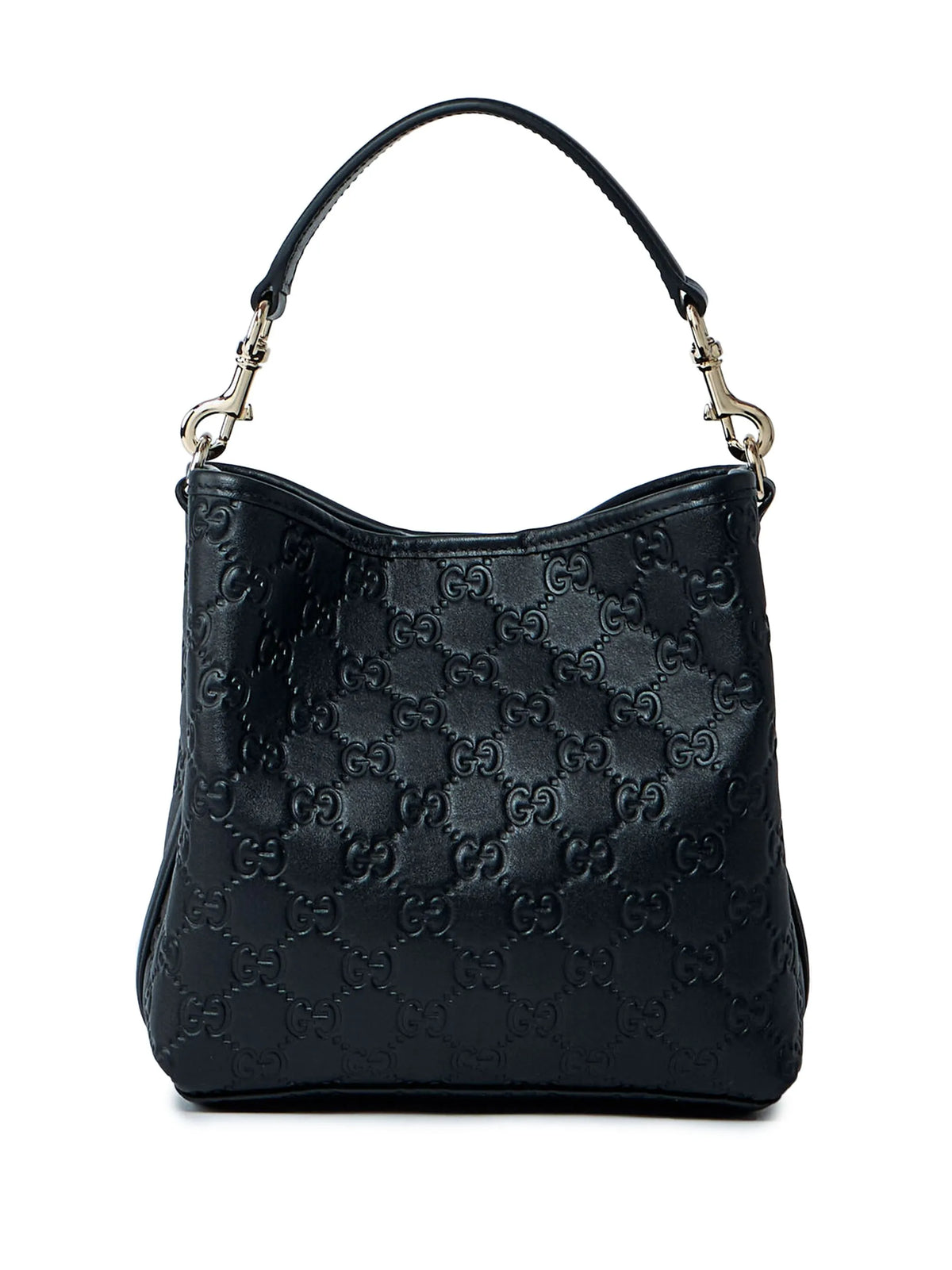 Bolsa tote Emblem pequena de couro
