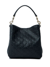 Bolsa tote Emblem pequena de couro