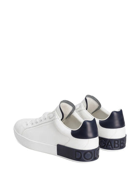 Dolce & Gabbana Tênis Portofino com logo gravado