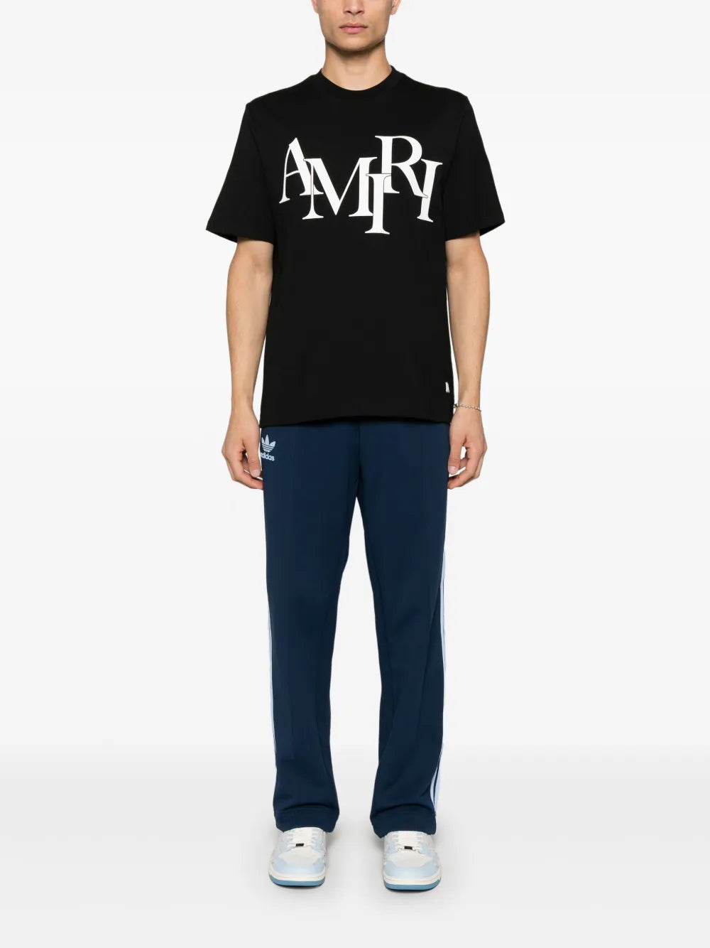AMIRI Camiseta Staggered Logo