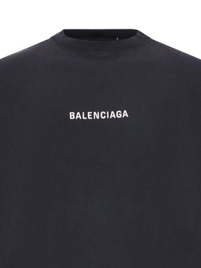 Balenciaga Camiseta de algodão com sobreposição