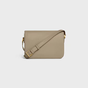 Bolsa CLASSIQUE TRIOMPHE em couro de bezerro brilhante