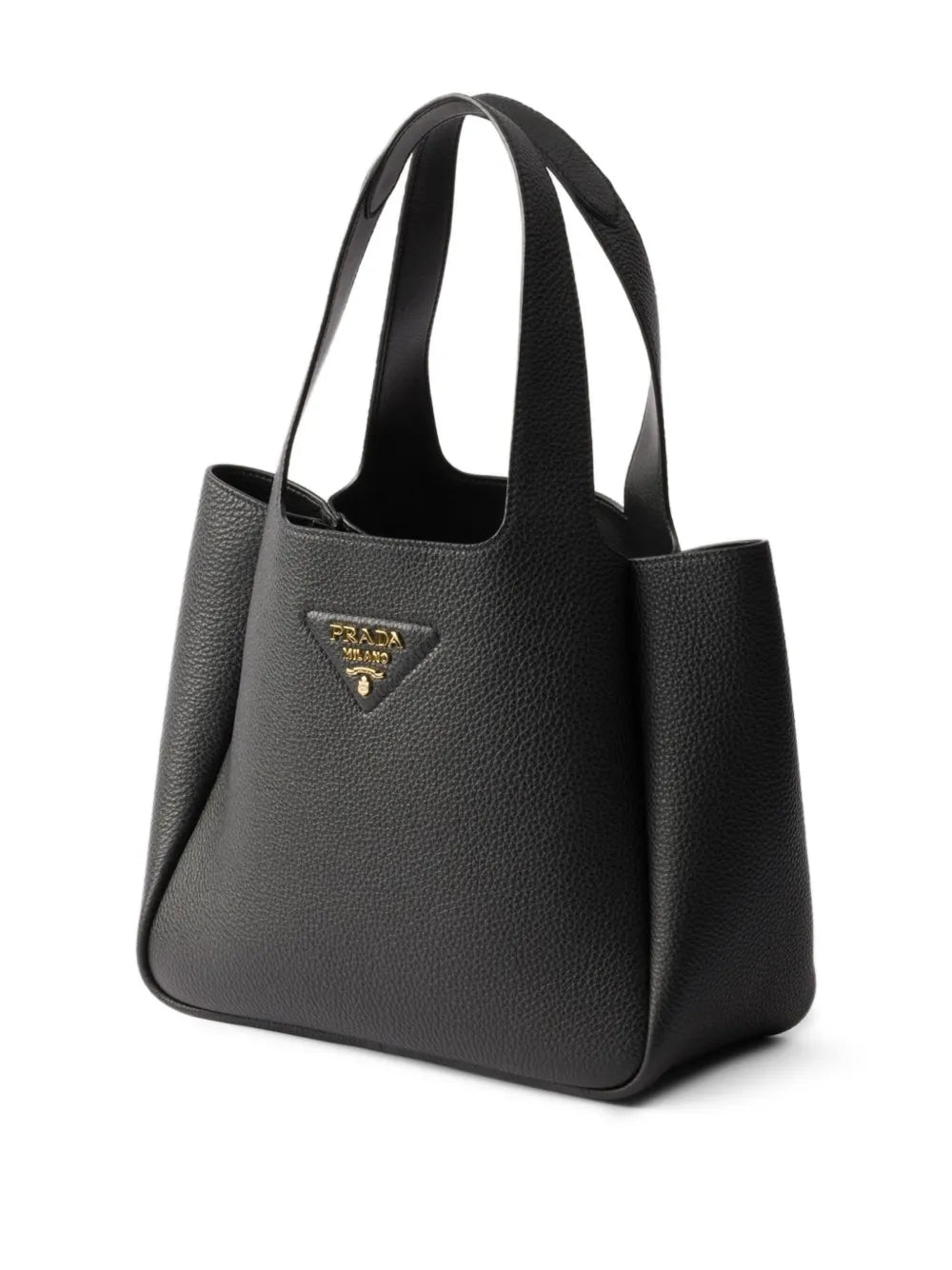 Bolsa tote de couro com logo