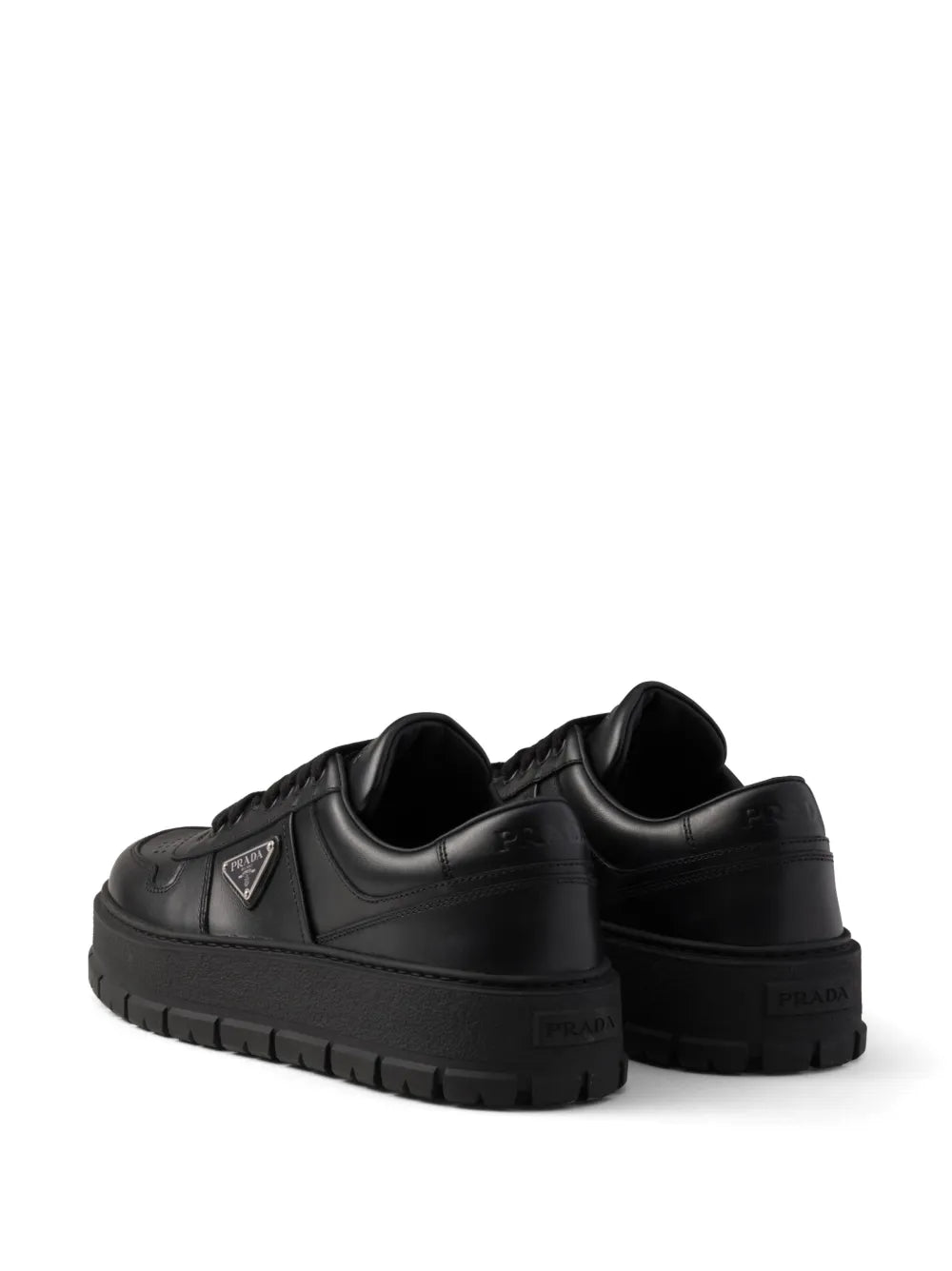 Prada Tênis de couro