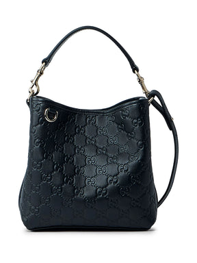 Bolsa tote Emblem pequena de couro