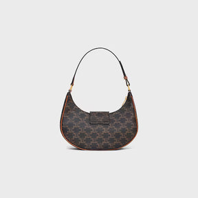 Bolsa TRIOMPHE AVA Média em Triomphe Canvas e Couro de bezerro