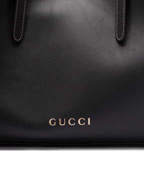 Bolsa tote média com emblema