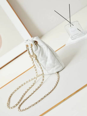 Mini Mochila Chanel Branca