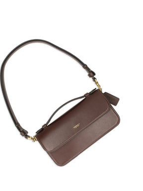 Coach Bolsa de couro Elora com alça superior