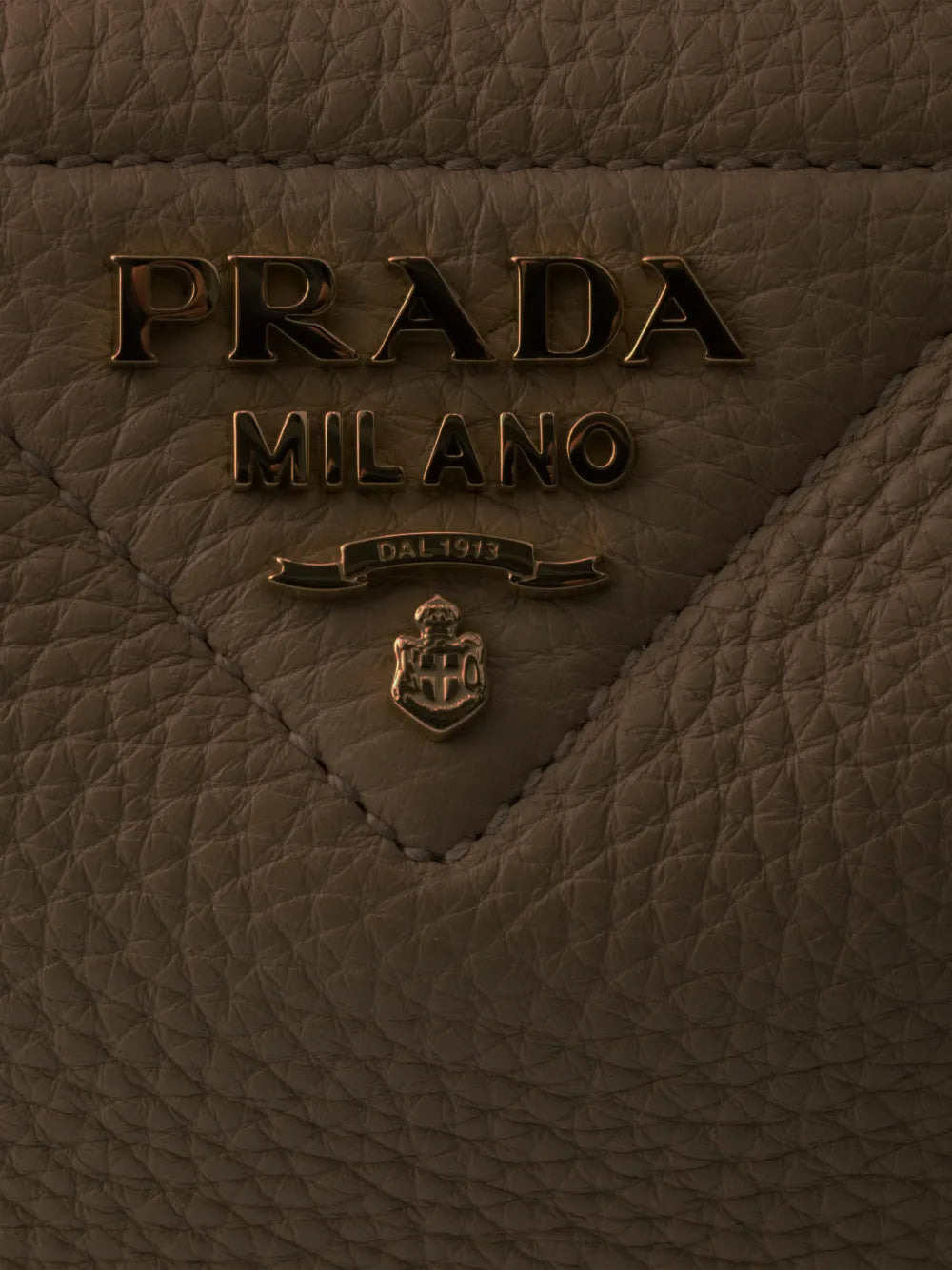 Bolsa tote de couro com logo