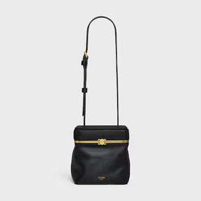 BOLSA TRIOMPHE FRAME PEQUENA EM COURO DE BEZERRO MACIO