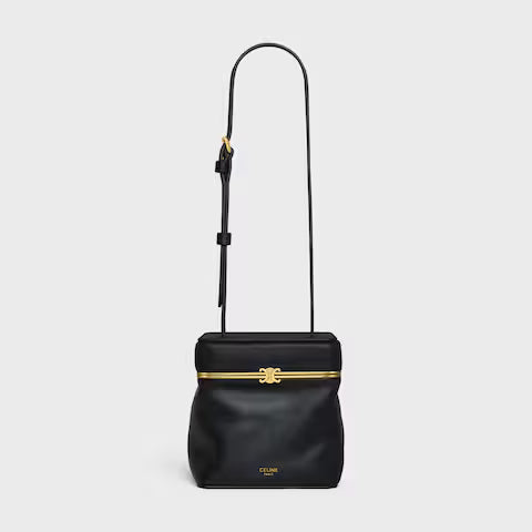 BOLSA TRIOMPHE FRAME PEQUENA EM COURO DE BEZERRO MACIO