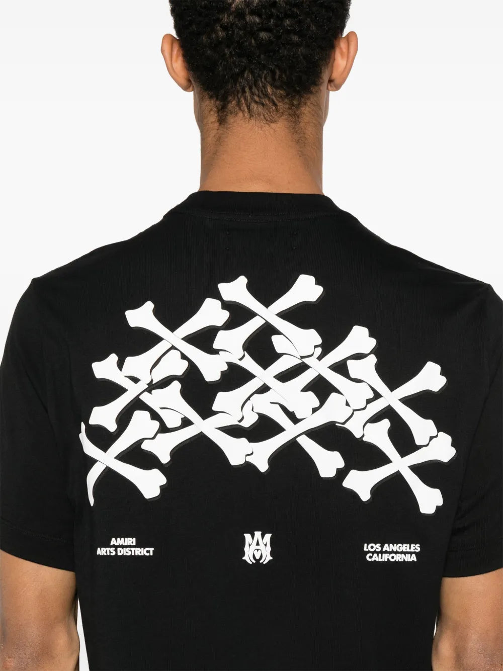 AMIRI Camiseta Bones Stacked de algodão