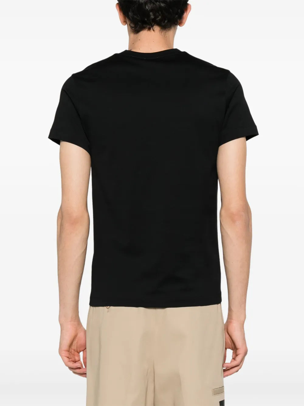 Burberry Camiseta de algodão com logo bordado