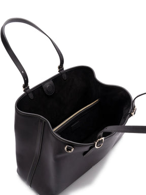 Bolsa tote média com emblema