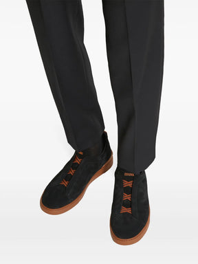 Zegna Tênis Triple Stitch