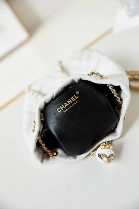 Mini Mochila Chanel Branca