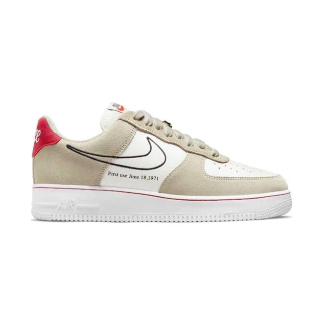 Nike Air Force 1 Low First Use Light Sail Red