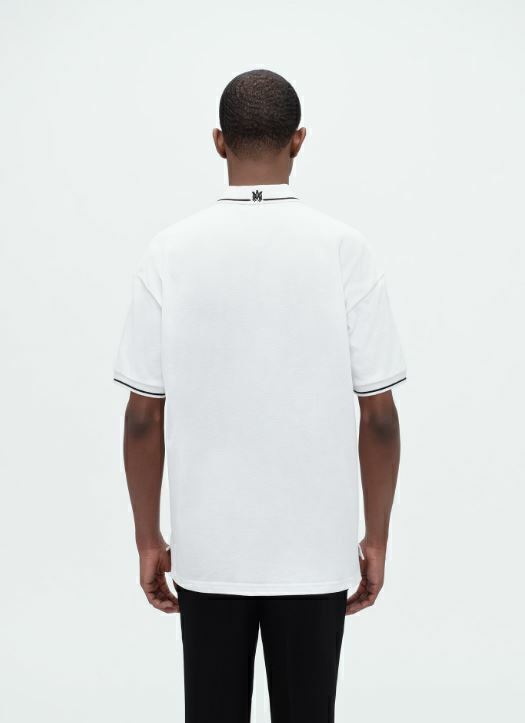 AMIRI ARTS DISTRICT PIQUE POLO CAMISETAS