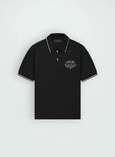 AMIRI ARTS DISTRICT PIQUE POLO CAMISETAS
