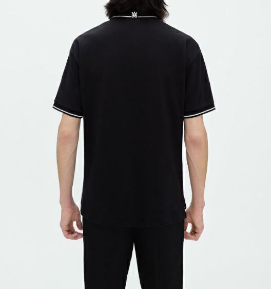AMIRI ARTS DISTRICT PIQUE POLO CAMISETAS