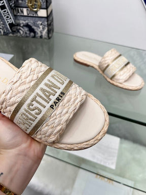 Christian Dior mule dway - "Dourado"