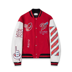 OFF-WHITE scorpio lea wool varsity jkt