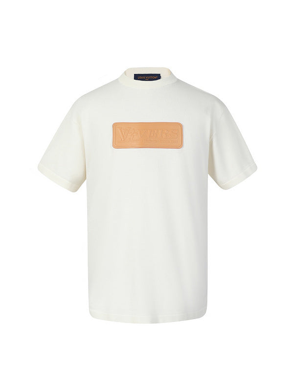 Louis Vuitton Camiseta de gola redonda de algodão com manga curta VVN Patch