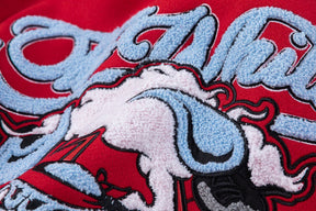 OFF-WHITE scorpio lea wool varsity jkt