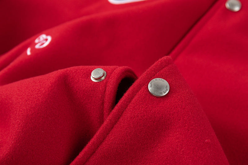 OFF-WHITE scorpio lea wool varsity jkt