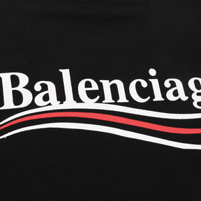 Camiseta BALENCIAGA oversized com logo bordado