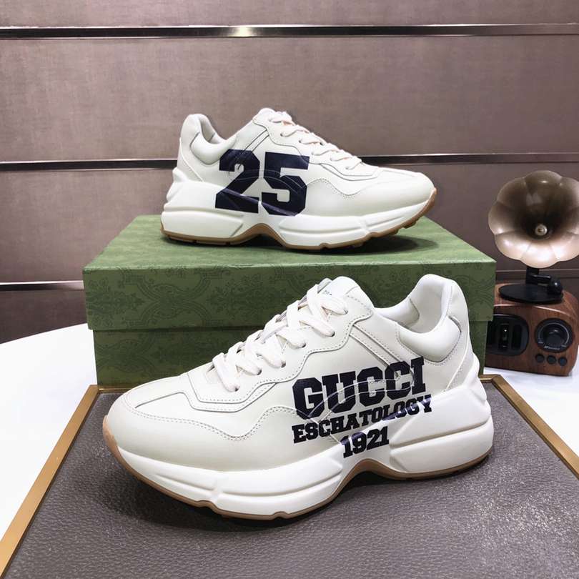 Sneaker Gucci Rhyton 25 Logo Bege