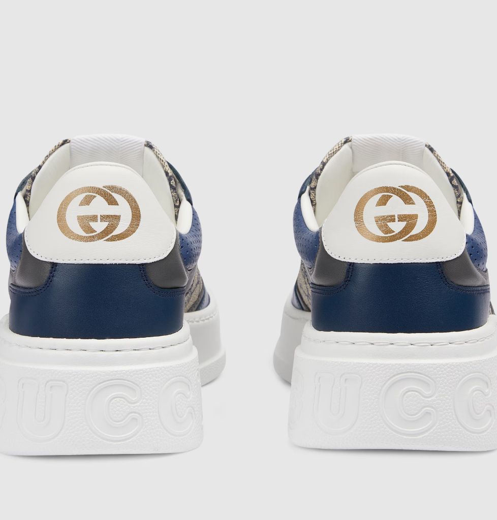 Sneaker GG gucci Azul e Branco