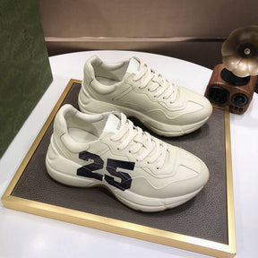Sneaker Gucci Rhyton 25 Logo Bege