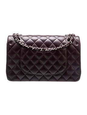 Bolsa Chanel Classic Double Flap Bag Café