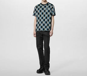 Louis Vuitton Camiseta de algodão manga curta Damier