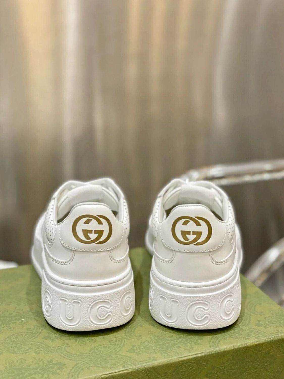 GUCCI MEN'S GG SNEAKER WHITE